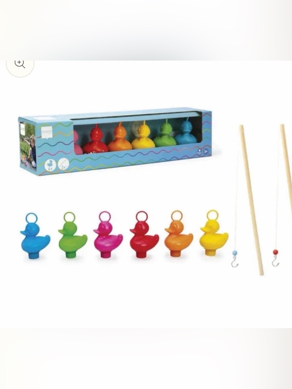 Rainbow fishing Ducks Toddler Game, NEW